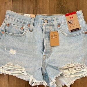 NWT Levis 501 Butterfly Shorts
